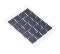 BAFOVY Chargeur de Panneau Solaire 3W 5V Panneau de Charge Solaire en Silicium Monocristallin avec Boucle Sortie Maximale 1000mA Étanche Résistant aux UV pour Lumière LED Extérieure Banque