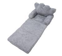 BAFOVY Coussin de Siège Couronne, Coussin de Chaise en Coton PP avec Dossier, Design Pliable en Poils de Lapin de Princesse, Siège de Lecture Léger au Sol pour Filles, Enfants, Maternelle, Maison (3