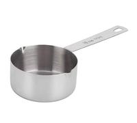 BAFOVY Cuillère à Mesurer de Cuisson, Cuillère à Mesurer en Acier Inoxydable 304 avec échelle, Bec Verseur, Finition Lisse, Poignée Classique pour café, Farine, Assaisonnement, Utilisation en