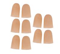 BAFOVY Doigt Lumineux Pouce PVC LED Fausses Lumières de Doigt 5 Paires 4,5 Cm Alimenté par Batterie Auto on Off Prop pour Spectacles de Magie Halloween Concerts Discothèques Adultes de Plus de 14