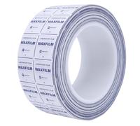 BAFOVY Film d'étanchéité de Laboratoire, Film étirable de Laboratoire Parafilm 5 Cm X 38 M d'étanchéité en Plastique Auto-adhésif avec Bloc Anti-poussière Joint ventilé pour