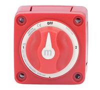 BAFOVY Interrupteur de Batterie 300 A avec étiquettes OFF 1 2, Isolateur de Déconnexion à Double Circuit et 3 Positions, Étanche IP66 pour Bateau et Marin