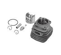 BAFOVY Kit de Piston de Culasse de 54 Mm, Cylindre de Tronçonneuse en Alliage d'aluminium à Haute Teneur en Silicium avec Bougie d'allumage à Broche Annulaire pour 288XP 181 281 288 Utilisation de