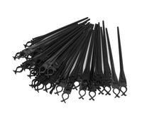 BAFOVY Lot de 50 Piquets de Lumière de Noël Universels en Plastique de 22,9 Cm pour Lumières C7 C9, Installation Facile au Sol pour Pelouse, Patio, Allée, Allée, Décoration Extérieure de Vacances