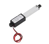 BAFOVY Micro Actionneur Linéaire électrique 24 V, Tube en Aluminium, Mini Actionneur de Mouvement Linéaire 150 N, Course de 50 Mm, 4 Mm avec Interrupteur de Fin de Course pour Ouvre-fenêtre,