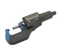 BAFOVY Micromètre Numérique, Pied à Coulisse électronique avec écran LCD, Plage de 0 à 25 Mm, Précision de 0,001 Mm, Outil de Mesure à Cliquet avec Interrupteur Métrique en Pouces pour Machinistes