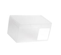 BAFOVY Mini Conteneurs de Rangement en Plastique PP Snap Boîtes de Rangement avec Couvercle pour Cartes à Bijoux et Petits Objets Organisateur Compact Empilable pour une Utilisation au Bureau à