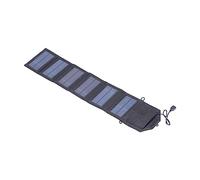 BAFOVY Panneau de Charge Solaire Pliable en Silicium Monocristallin Chargeur Solaire USB 10,5 W 5 à 6 V Source d'alimentation Portable avec Poche pour Câble pour Camping, Randonnée, Appareils de