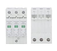BAFOVY Parasurtenseur Boîtier PC Dispositif de Protection Contre Les Surtensions 420 V Montage sur Rail triphasé 20 KA 10 KA Nominal Ignifuge pour équipement électrique de Bureau à Domicile