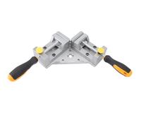 BAFOVY Pince d'angle à Double Poignée, Pince d'angle en Alliage 'aluminium, Ouverture de 65 Mm avec Boutons à Dégagement Rapide pour Assemblage de Boîte 'armoire de Soudage à 90 Degrés pour le