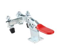 BAFOVY Pince Horizontale en Fer à Dégagement Rapide, capacité de Maintien de 500 Lb, Vis Réglable M8x60, Double Tête Autobloquante pour le Travail du Bois, le Soudage, l'assemblage électronique