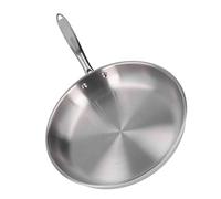 BAFOVY Poêle à Frire en Acier Inoxydable, Poêle épaisse 304 avec 3 Couches pour la Cuisson des Omelettes, Parfaite pour les Chefs à Domicile et Saisir (30cm)