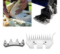 BAFOVY Remplacement de Lame de Tondeuse à Mouton, Coupe Droite en Acier | Installation Facile Antirouille D'acier Inoxydable de dureté élevée de Lame Droite de 13 Dents