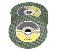 BAFOVY Roue à DéCouper en Résine, 100 Disques à DéCouper en Résine 107 Mm X 1,2 Mm X 16, Conception d'anneau en Acier à Double Maille pour Couper des Plaques de Tuyaux en Acier Inoxydable et des