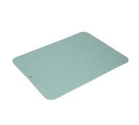 BAFOVY Tapis de Séchage de Vaisselle, égouttoir à Vaisselle en Caoutchouc Souple Résistant à la Chaleur 15,94 X 12,20 Pouces pour évier de Cuisine et Comptoirs (GREEN)