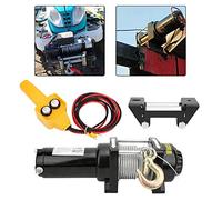 BAFOVY Treuil électrique 12 V Treuil de Véhicule 4 500 Lb Moteur en Cuivre Pur Télécommande Anneau d'embrayage Coulissant pour Récupération Hors Route Chargement de Remorque Utilisation de Véhicule