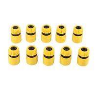 BAFOVY Tuyau d'eau à Connexion Rapide, Adaptateur de Tuyau en Plastique ABS 10 Pièces pour Mamelon de 15 Mm, Adaptateur à Couplage Rapide pour l'irrigation du Jardin, Lavage de Voiture, Arroseurs