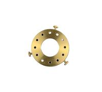 Bague à trois trous E27 E14 for abat-jour à vis, support de fixation, connecteur de douille, accessoires de lampe en cuivre.(Big Size C)