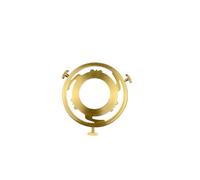 Bague à trois trous E27 E14 for abat-jour à vis, support de fixation, connecteur de douille, accessoires de lampe en cuivre.(Small Size)