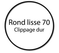 Bague adaptation moteur Somfy LT60 rond lisse 70x1,5mm-clippage dur