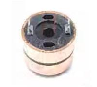Bague collectrice de moteur électrique en cuivre 25 mm OD pour transmission de signal de moteurs à courant continu Joint rotatif 2 anneaux