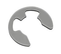 Bague de retenue fendue de type E Anneau de retenue circlips E-Clips en acier inoxydable 304, M1.5-M15, paquet 5 à 50 pièces(5Pcs,M10)