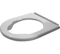 Bague de siège de WC Duravit Starck 3 Vital, charnières en acier inoxydable, 0062610000