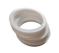 Bague d'étanchéité en PTFE Joints de bride en PTFE ultra-fins, épaisseur 0,3-1 mm, rondelles d'étanchéité plates, résistance aux hautes températures, 10 pièces(6x9x0.5mm)
