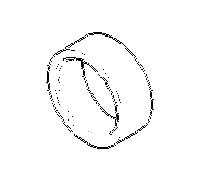 bague Dornbracht 0928101422090 09281014220 D.12,5 x 4,7 mm