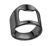 Bague d'ouverture de bar, anneau de barman créatif, outil de bar de bière | Anneau de barman portable en acier titane, décapsuleur de doigt, anneau de fête polyvalent pour barman