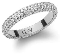 Bague en acier étincelante avec cristaux pavés DW0040065 - Tour de doigt : 64 mm