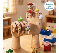 Bague œuf boîte mystère Disney jouet Story, design de figurine de dessin animé délicat, bague décorative à porter, ornement de collection IP (1 pièce aléatoire) Taille UniquePolychlorures de vinyle