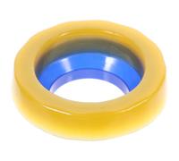 Bague Wc en Caoutchouc, Joint Épais pour Cuvette | Joint D'étanchéité Jaune, Structure Simple, Léger et Pratique, Effet de Scellement Ferme pour Pièces Sanitaires