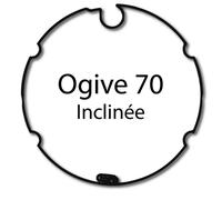 Bagues adaptation moteur Nice Era M et MH - Ogive 70 inclinee