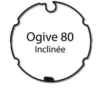 Bagues adaptation moteur Nice Era M et MH - Ogive 80 inclinee