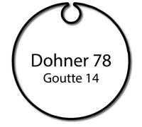 Bagues moteur Becker R 45 mm - Axe volet roulant à goutte 78 mm