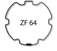 Bagues moteur Gaposa XQ40 35 mm - Axe volet roulant ZF 64