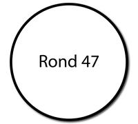 Bagues moteur Gaposa XQ40 - Axe volet roulant Rond 47 avec goutte
