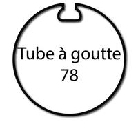 Bagues moteur radio Gaposa SENSE XQ50 - Axe Rond 78 avec goutte