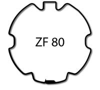 Bagues moteur volet roulant Simu-Somfy LT50-LT60-T5-T6 - ZF 80