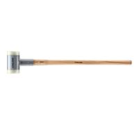 Maillet sans rebond, avec manche, vernis, en Hickory réduisant les vibrations, ergonomique - D=100 mm / Poids=5000 g - 3366.0S5