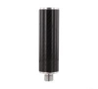 Baguette de mesure en fibre de carbone 32 mm avec filetage 5/8" x 11, perche télescopique pour mesure GPS, compatible avec les stations totales et les appareils de nivellement, noir (longueur au choix
