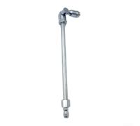 Baguette de nettoyeur haute pression en acier inoxydable avec buse de pulvérisation rotative réglable, pointe pivotante à 360 degrés pour un nettoyage à grande portée, poteau d'extension pour terrasse