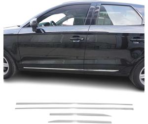 Baguette de porte latérale Baguettes de protection de porte pour Volvo V40 2012-2019 Acier inoxydable 4x