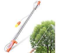 Baguette de pulvérisation d'extension de 2, 6 m, Baguette d'arrosage rétractable pour pulvérisateur à Dos et Tuyau 'arrosage, Outil Jardin en Acier Extensible pour Les Zones Difficiles 'accès