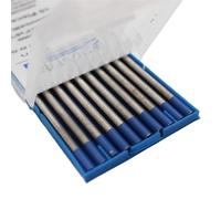 Baguette De Soudure Baguettes de soudage en tungstène Tig WL15 WES WC20 WP WY20 WT20 WZ8 WL20 Électrode Wolfram(WL20 Blue,4x150mm 10pcs)