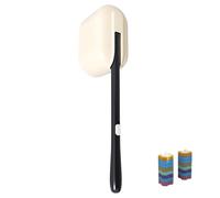 Baguette de toilettes Brosse à long manche à fixation murale avec 16 têtes | Brosse à cuvette de toilettes Pour Familles, Locataires, Salle de Bains Domestique, Hôtel, Appartement