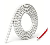 Baguette Moulure Décorative Adhésive Flexible PVC 3m x 15mm - Moulure Murale Autocollante Blanc pour Plafond Meuble Cadre Miroir Bords de Papier Peint et Finition Murale Hydrofuge et Peignable
