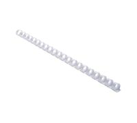 Baguette reliure anneaux plastique 12 mm Exacompta - Boîte de 25