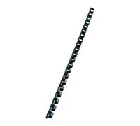 Baguette reliure anneaux plastique CombiBind GBC 10 mm noir - Boîte de 100